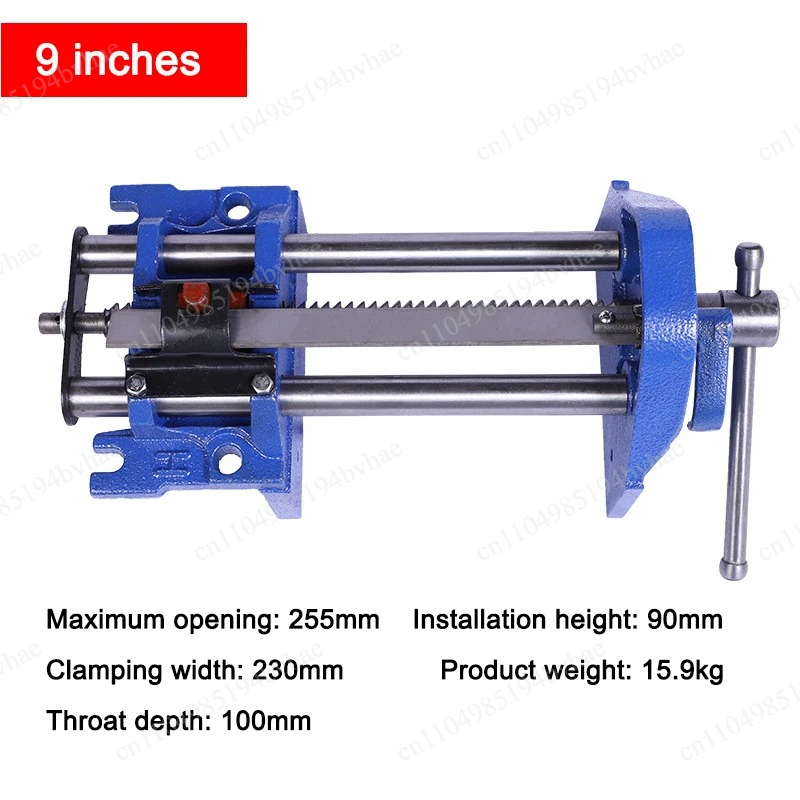 Woodworking Quick Release Vise - 9 inch werkbankklem van koolstofstaal, snelspanner