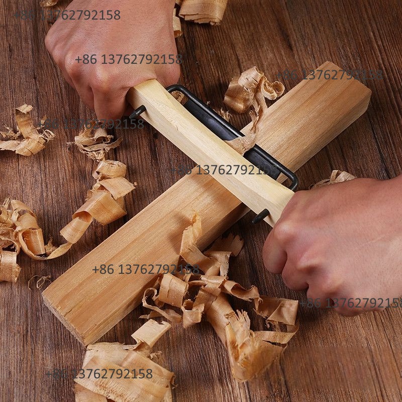 Woodworking Cutting Tools - Oud model massief houten handvlakmes, multifunctioneel