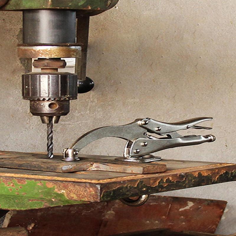 Woodworking Quick Release Vise - Kolomboorvergrendelingsklem 9-inch boorpers bankschroef Heavy-Duty multifunctioneel