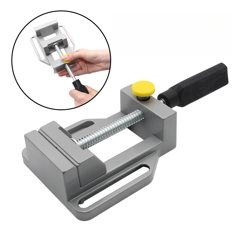 Woodworking Quick Release Vise - Mini-bankklem van aluminiumlegering, platte tang, tafelklem,