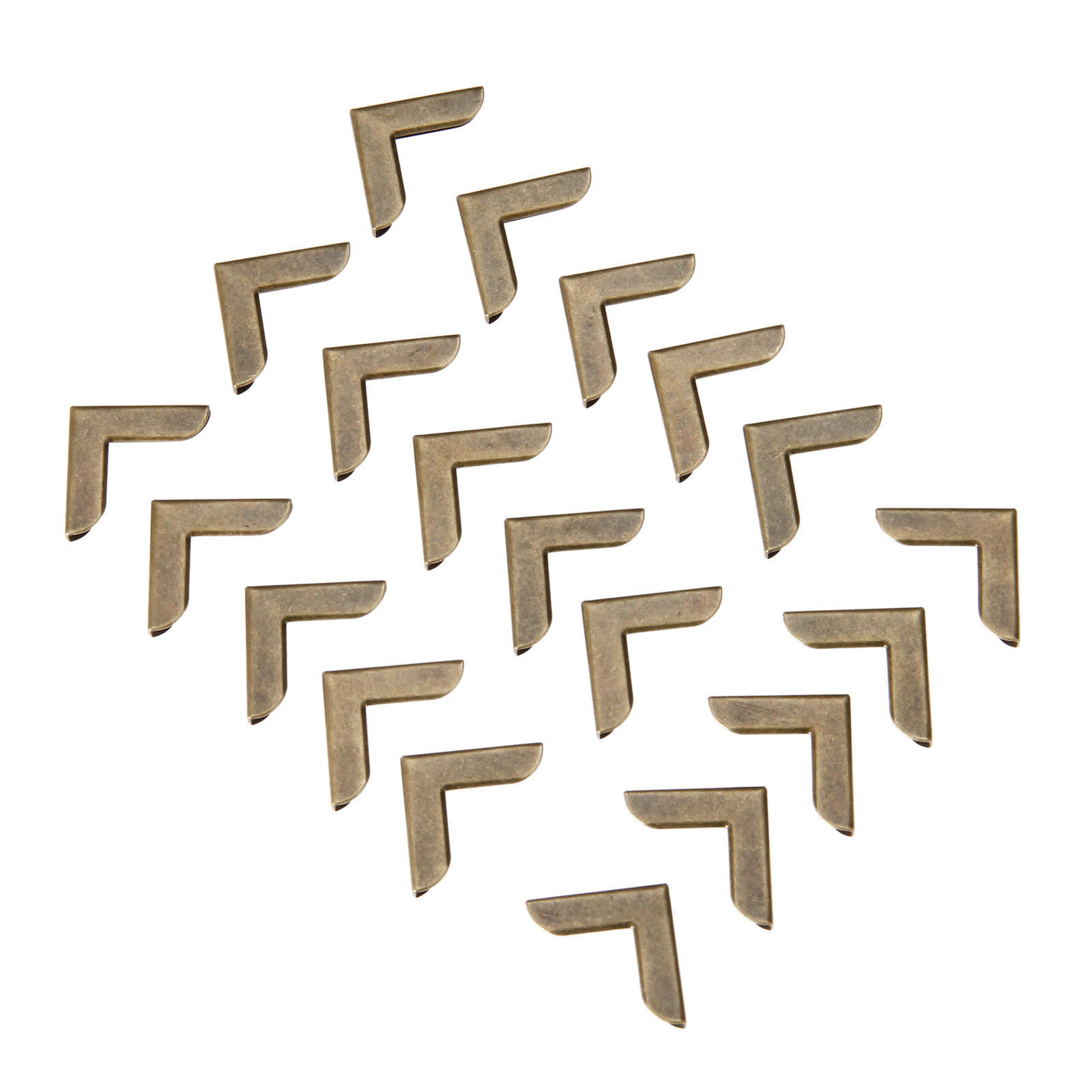Woodworking Book - 20PCS 20*20mm Antiek Brons/Zilver/Goud Haakse Hoekbeschermers