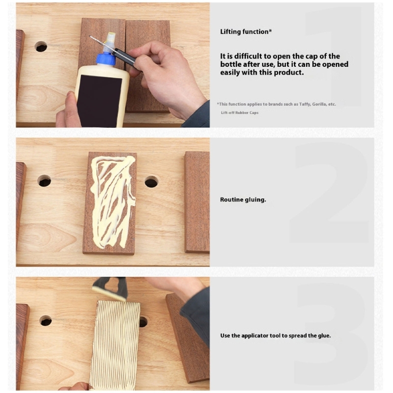 Ergonomische lijmen applicator - Woodworking Quick Glue recensie en prijs