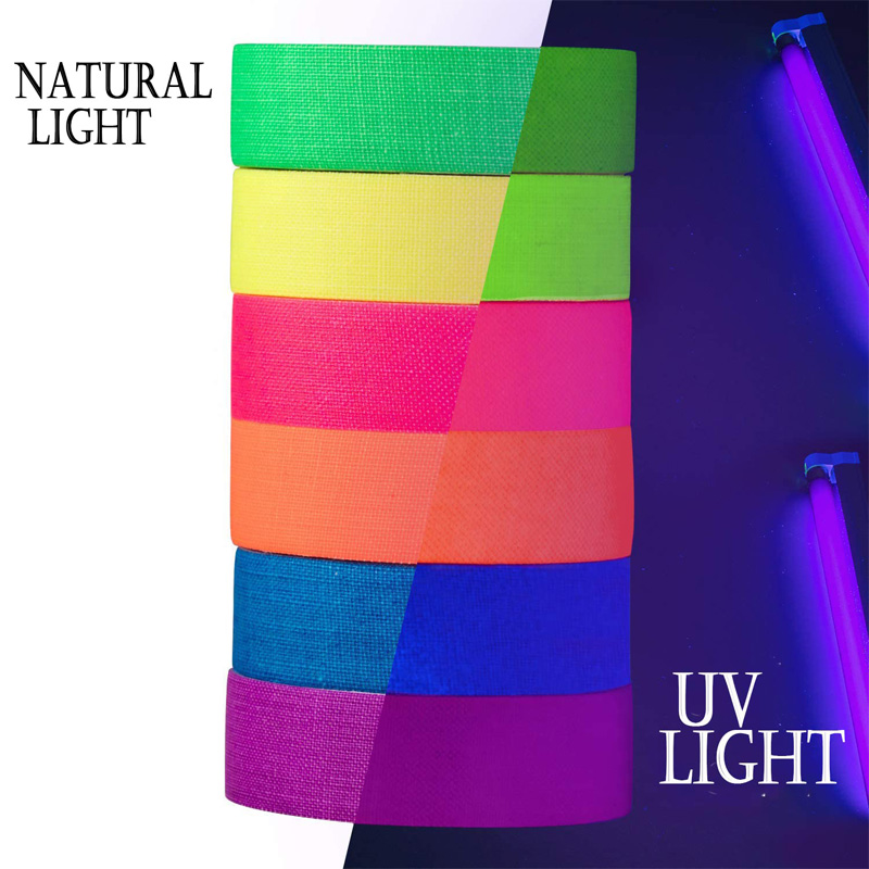 5 Meter 6 Kleuren Neon Gaffer  - Woodworking Uv Light recensie en prijs