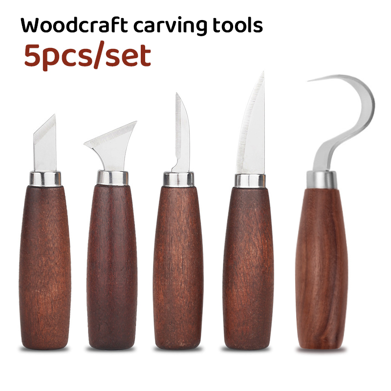 5 stks gereedschap voor houtsn - Woodworking Knives recensie en prijs