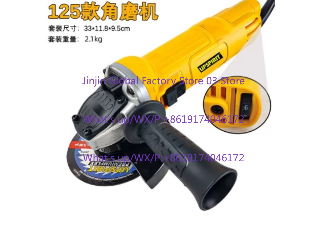 Elektrische haakse slijper 125 - Woodworking Cutting Tools recensie en prijs