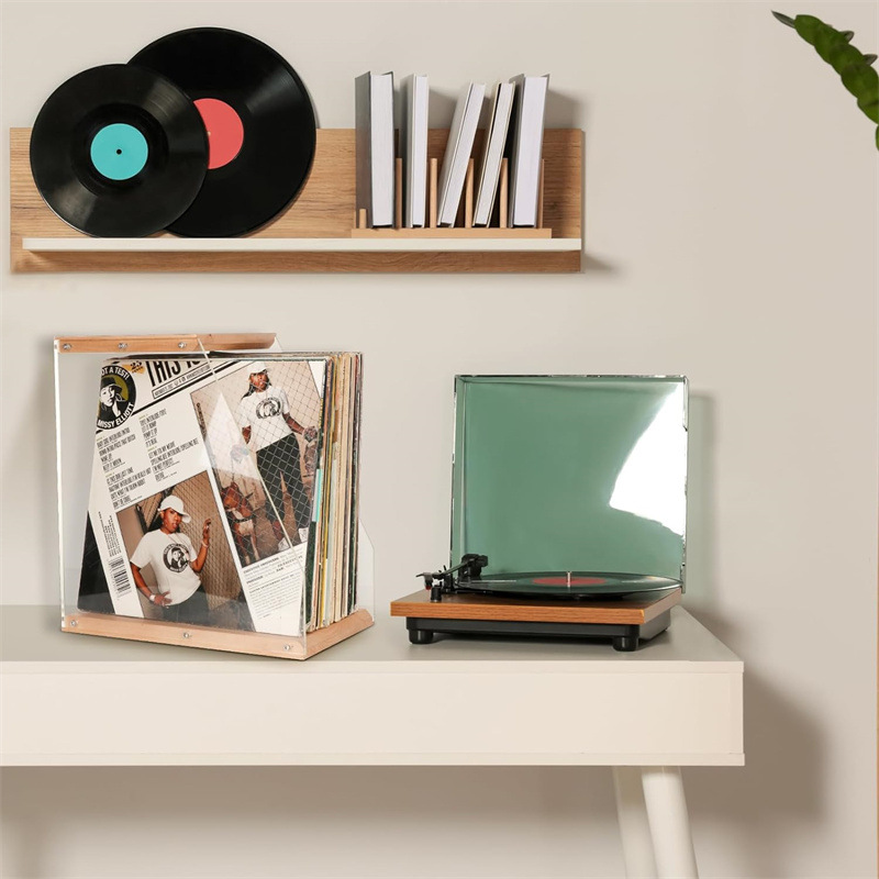 Houten platenrek Desktop Ornam - Woodworking Magazine recensie en prijs