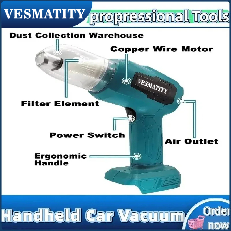 Draadloze stofzuiger 7 mondstu - Vacuum Cleaner Woodworking recensie en prijs