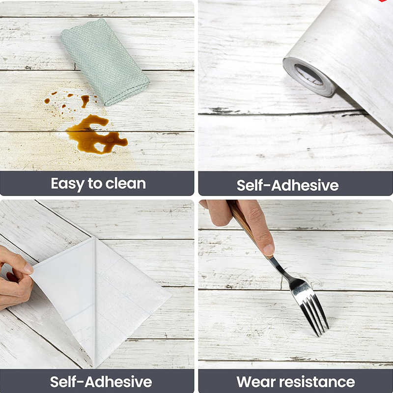 Ivoorwit Retro Imitatie Hout V - Woodworking Wallpaper recensie en prijs